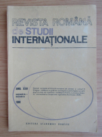 Revista Romana de Studii Internationale, anul XXIV, septembrie-decembrie 1990