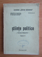 Stiinte politice (volumul 2)
