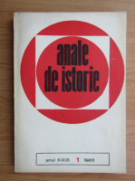 Anale de istorie, anul XXIX, nr. 1, 1983