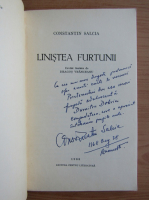 Constantin Salcia - Linistea furtunii (cu autograful autorului)