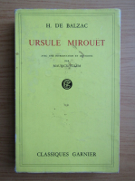 Anticariat: Honore de Balzac - Ursule Mirouet