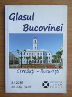Revista Glasul Bucovinei, anul XXII, nr. 1, 2015
