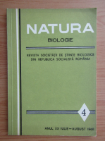 Revista Natura, anul XX, nr. 4, iulie-august 1968