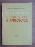 Studii si cercetari de istorie veche si arheologie, tomul 44, nr. 1, ianuarie-martie 1993