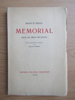 Mihai D. Ralea - Memorial. Note de drum din Spania (1930)