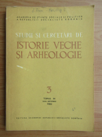 Studii si cercetari de istorie veche si arheologie, tomul 34, nr. 3, iulie-septembrie 1983