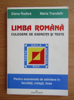 Elena Rudica - Limba romana. Culegere de exercitii si teste