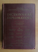 M. Frangulis - Dictionnaire diplomatique (1835)