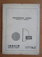 Managementul japonez traditie si inovatie, nr. 3, 1972