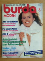 Revista Burda, nr. 12, decembrie 1988