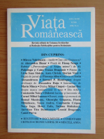 Revista Viata Romaneasca, anul XCIII, nr. 6, iunie 1998