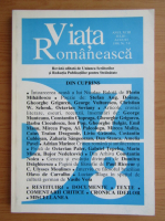 Revista Viata Romaneasca, anul XCIII, nr. 7-8, iulie-august 1998