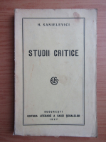 H. Sanielevici - Studii critice (1927)