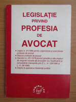 Legislatia privind profesia de avocat