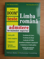 Mariana Badea - Limba romana. Teste, admitere invatamant superior