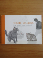 Purrfect greetings. 18 cat cards to colour in and send
