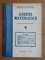 Revista Gazeta Matematica, anul LXXXIII, nr. 9, 1978