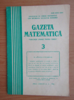 Anticariat: Revista Gazeta Matematica, anul LXXXVIII, nr. 3, 1983
