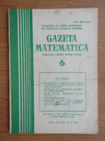 Revista Gazeta Matematica, anul LXXXVIII, nr. 6, 1983