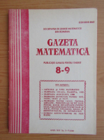 Revista Gazeta Matematica, anul XCV, nr. 8-9, 1990