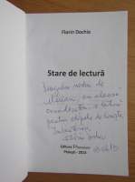 Florin Dochia - Stare de lectura (cu autograful autorului)