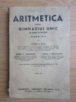 Ovidiu Tino - Aritmetica pentru clasa II a gimnaziului unic (1946)
