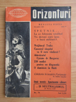Revista Orizonturi, anul VI, nr. 79, decembrie 1957