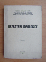 Dezbateri ideologice
