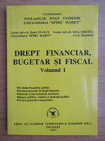 Ioan Condor - Drept financiar, bugetar si fiscal (volumul 1)