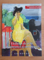 Licitatia de arta romaneasca si europeana