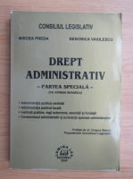 Mircea Preda - Drept administrativ. Partea speciala