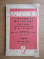 Documente si materiale din ajunul celui de Al Doilea Razboi Mondial (volumul 2, 1949)