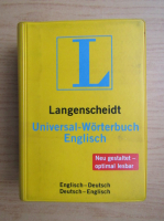 Langenscheidt Universal-Worterbuch Englisch. Englisch-Deutsch, Deutsch-Englisch