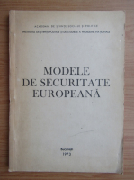 Modele de securitate europeana