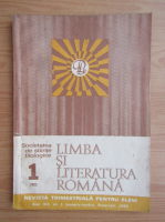 Revista Limba si Literatura romana, nr. 1, 1985
