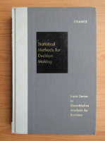 William A. Chance - Statistical methods for decision making