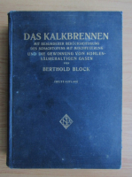 Berthold Block - Das Kalkbrennen (1924)
