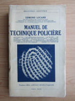 Edmond Locard - Manuel de technique policiere (1935)