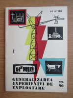 Generalizarea experientei de exploatare, volumul 86. Masurarea tensiunilor de atingere si de pas