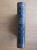 Goethe - Werke (volumul 17-18, 1920)