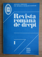 Revista romana de drept, anul XXXIX, nr. 1, 1983