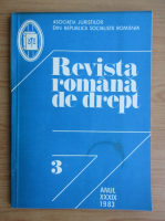Revista romana de drept, anul XXXIX, nr. 3, 1983