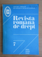 Revista romana de drept, anul XXXIX, nr. 7, 1983