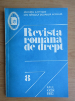 Revista romana de drept, anul XXXIX, nr. 8, 1983