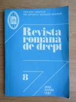 Revista romana de drept, anul XXXVIII, nr. 8, 1982