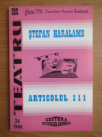 Stefan Haralamb - Articolul 111