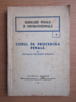 Codul de Procedura Penala al Republicii Socialiste Romania