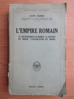 Leon Homo - L'Empire Romain (1925)