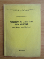 Leonida Teodorescu - Prelegeri de literatura rusa moderna
