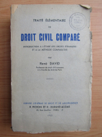 Rene David - Traite elementaire de Droit Civil Compare